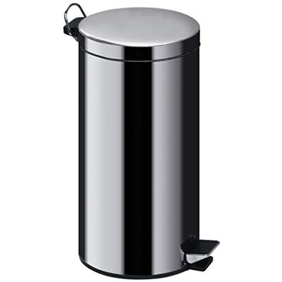 PREMIER Housewares 506317 Pattumiera a Pedale in Acciaio Inox, 30 L PREMIER Housewares 506317 Pattumiera a Pedale in Acciaio Inox, 30 L