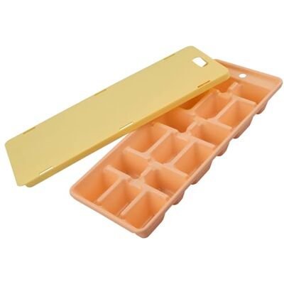 Fackelmann Vassoio per ghiaccio con coperchio, contenitore per ghiaccio, gelato, stampo per ghiaccio, vassoio per ghiaccio, stampo forma ghiaccio, plastica, 25,8 x 10 x 3 cm Fackelmann Vassoio per ghiaccio con coperchio, contenitore per ghiaccio, gelato, stampo per ghiaccio, vassoio per ghiaccio, stampo forma ghiaccio, plastica, 25,8 x 10 x 3 cm