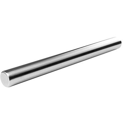 Lurch Mattarello in acciaio inox, asta di rotolamento, lunghezza 40 cm, argento Lurch Mattarello in acciaio inox, asta di rotolamento, lunghezza 40 cm, argento