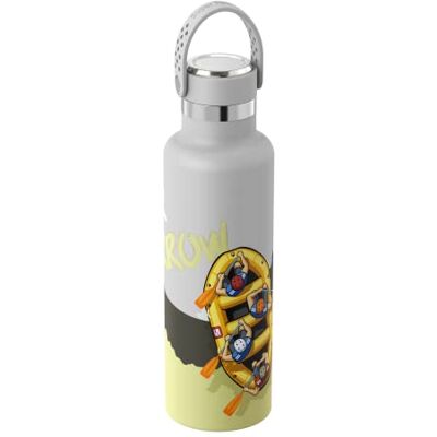 Super Sparrow Borraccia ultraleggera in acciaio inox 18/10-500 ml borraccia termica in metallo, tappo flessibile standard, senza BPA, per palestra, viaggi, sport Super Sparrow Borraccia ultraleggera in acciaio inox 18/10-500 ml borraccia termica in metallo, tappo flessibile standard, senza BPA, per palestra, viaggi, sport