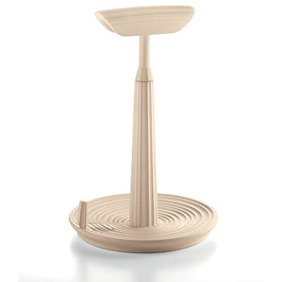 Guzzini Eco-Kitchen, Stop&Tear, Portarotolo Universale da Cucina in Plastica Riciclata Argilla, Ø 17 x h26 cm Guzzini Eco-Kitchen, Stop&Tear, Portarotolo Universale da Cucina in Plastica Riciclata Argilla, Ø 17 x h26 cm