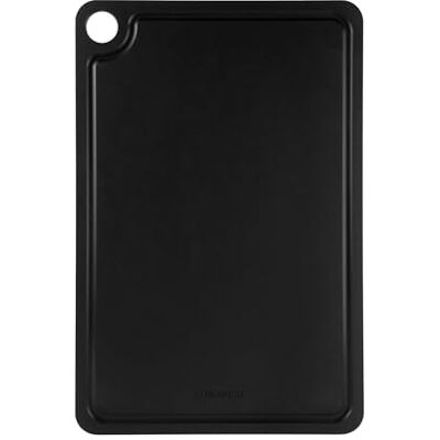 Rio Tagliere in Fibra di Legno con Scanalatura Nera 45x30x0,6 cm, Resistente al calore, Lavabile in lavastoviglie, Tagliere in legno con raccoglitore di succhi igienico Rio Tagliere in Fibra di Legno con Scanalatura Nera 45x30x0,6 cm, Resistente al calore, Lavabile in lavastoviglie, Tagliere in legno con raccoglitore di succhi igienico