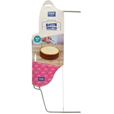 PME CL18 Taglia Torte Professionale con Filo, Acciaio Inossidabile, Argento, 10 x 2 x 46 cm PME CL18 Taglia Torte Professionale con Filo, Acciaio Inossidabile, Argento, 10 x 2 x 46 cm