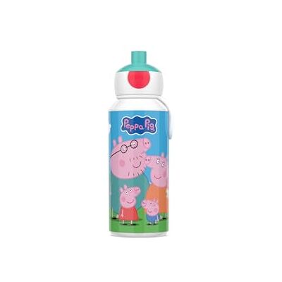 Mepal Borraccia Pop-up Campus Bottiglia d'acqua riutilizzabile senza BPA e lavabile in lavastoviglie 400 ml Peppa Pig Mepal Borraccia Pop-up Campus Bottiglia d'acqua riutilizzabile senza BPA e lavabile in lavastoviglie 400 ml Peppa Pig