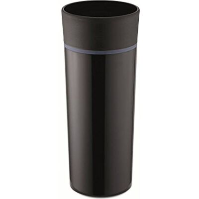 Weis Tazza termica isolata sottovuoto, 360 ml, colore: Nero Weis Tazza termica isolata sottovuoto, 360 ml, colore: Nero