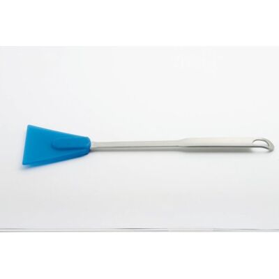 Weis Triangolo Raschietto, Acciaio Inossidabile, Argento/Blu, 32 x 9 x 1 cm Weis Triangolo Raschietto, Acciaio Inossidabile, Argento/Blu, 32 x 9 x 1 cm
