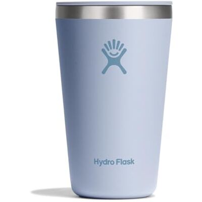 Hydro Flask All around Tumbler 473 ml (16 oz) con coperchio ermetico a incastro chiudibile antigoccia Acciaio inossidabile a doppia parete con isolamento sottovuoto Surf Hydro Flask All around Tumbler 473 ml (16 oz) con coperchio ermetico a incastro chiudibile antigoccia Acciaio inossidabile a doppia parete con isolamento sottovuoto Surf