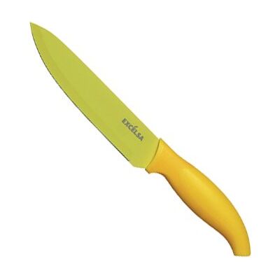 Excelsa Excèlsa Coltello Chef, Manico e Lama Colorati, 15 cm, 6 Unità Excelsa Excèlsa Coltello Chef, Manico e Lama Colorati, 15 cm, 6 Unità