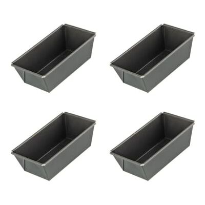 Zenker Set di 4 stampi per torta, 16 cm, stampo per torta, stampo per torte, stampo per brioche, stampo rettangolare pasticceria, stampo per pasticceria, acciaio, 16 x 8,5 x 5,5 cm Zenker Set di 4 stampi per torta, 16 cm, stampo per torta, stampo per torte, stampo per brioche, stampo rettangolare pasticceria, stampo per pasticceria, acciaio, 16 x 8,5 x 5,5 cm