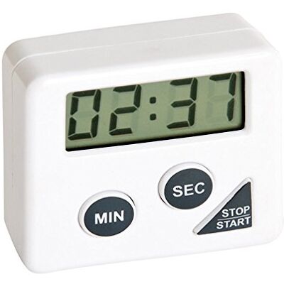 Garcia de Pou plastica elettronico timer da cucina, 60 minuti, bianco, 6 x 5.5 x 2 cm Garcia de Pou plastica elettronico timer da cucina, 60 minuti, bianco, 6 x 5.5 x 2 cm