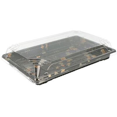 Garcia de Pou Recipiente Per "Sushi" 24X14,7X4,6 Cm Nero Ps 50 Unità Garcia de Pou Recipiente Per "Sushi" 24X14,7X4,6 Cm Nero Ps 50 Unità