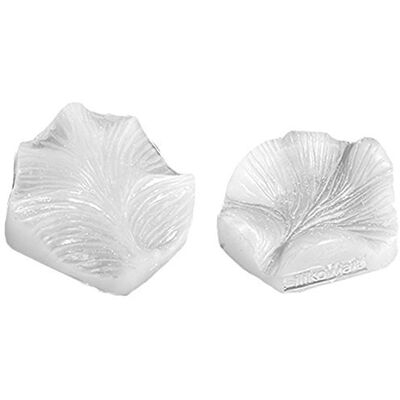 silikomart Stampo in Silicone, Forma Sugarflex Leaves, Misure 105 x 65 mm, Made in Italy silikomart Stampo in Silicone, Forma Sugarflex Leaves, Misure 105 x 65 mm, Made in Italy