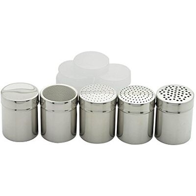 Weis Spargitore di Formaggio, Acciaio Inox, Argento, 7 x 7 x 9 cm Weis Spargitore di Formaggio, Acciaio Inox, Argento, 7 x 7 x 9 cm