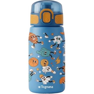 Tognana Meeny, borraccia sport 380 ml, acciaio inox, multicolor Tognana Meeny, borraccia sport 380 ml, acciaio inox, multicolor