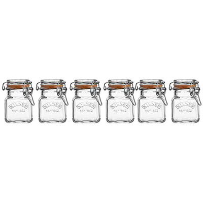 Kilner Set 6 Barattoli Spezie, Chiusura Clip Kilner Set 6 Barattoli Spezie, Chiusura Clip