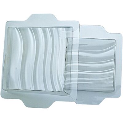 PIAZZA 291407 Kit 2 Stampi Semifreddo Quadrati in Plastica PIAZZA 291407 Kit 2 Stampi Semifreddo Quadrati in Plastica