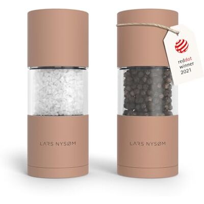 LARS NYSØM Macine Sale e Pepe Set Macinasale e Macinapepe Manuale Mill Set di Macine per Sale e Pepe in Acciaio Inossidabile Macinino in Ceramica Regolabile Designer Spice Mills Ricaricabile LARS NYSØM Macine Sale e Pepe Set Macinasale e Macinapepe Manuale Mill Set di Macine per Sale e Pepe in Acciaio Inossidabile Macinino in Ceramica Regolabile Designer Spice Mills Ricaricabile