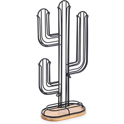 MSV Dispenser per cialde Cactus Design Industriale Legno e Acciaio Elie Nero Opaco MSV Dispenser per cialde Cactus Design Industriale Legno e Acciaio Elie Nero Opaco