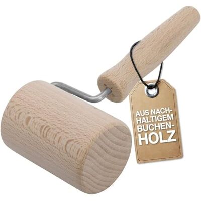 Westmark Mattarello a rullo per pasta, Cilindrico, Per teglie squadrate, Legno di faggio, ø 5,4 cm, Legno, Woody, Marrone chiaro, Westmark Mattarello a rullo per pasta, Cilindrico, Per teglie squadrate, Legno di faggio, ø 5,4 cm, Legno, Woody, Marrone chiaro,