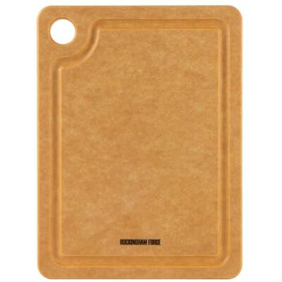 Rio Tagliere in Fibra di Legno con Scanalatura Naturale 20x15x0,6 cm, Resistente al calore, Lavabile in lavastoviglie, Tagliere in legno con raccoglitore di succhi igienico Rio Tagliere in Fibra di Legno con Scanalatura Naturale 20x15x0,6 cm, Resistente al calore, Lavabile in lavastoviglie, Tagliere in legno con raccoglitore di succhi igienico