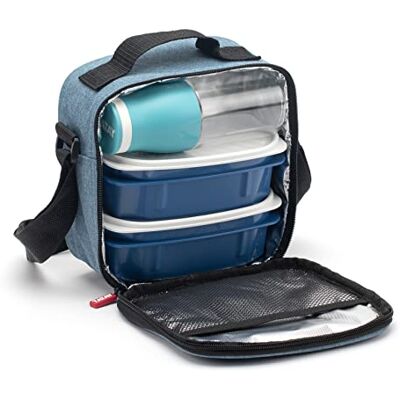 Tatay Borsa Termica Porta Pranzo - 3L, 2 Contenitori, Bottiglia 400ml Tatay Borsa Termica Porta Pranzo - 3L, 2 Contenitori, Bottiglia 400ml