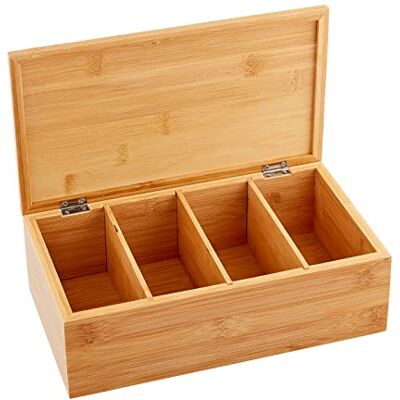 teeverliebt Scatola di legno . Scatola di immagazzinaggio per tè Scatola da tè in legno teeverliebt Scatola di legno . Scatola di immagazzinaggio per tè Scatola da tè in legno