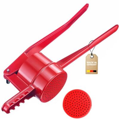 Westmark Schiacciapatate/Pressa per spaetzle, Fori rotondi, Alluminio pressofuso, Lunghezza: 41 cm, Pressa per spaetzle, Rosso, 6110223R Westmark Schiacciapatate/Pressa per spaetzle, Fori rotondi, Alluminio pressofuso, Lunghezza: 41 cm, Pressa per spaetzle, Rosso, 6110223R