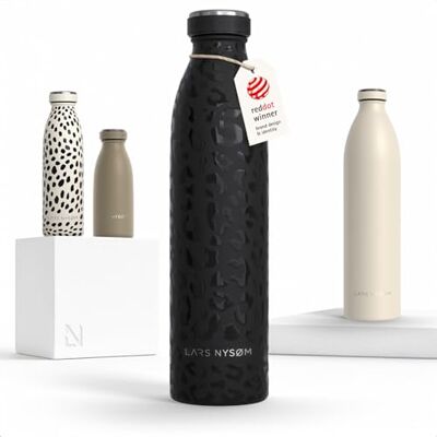 LARS NYSØM Borraccia Termica 750ml Borracce Termiche Bottiglia Isolata Borraccia Termica in Acciaio Inox 12h calda e 24h fredda Tenuta stagna Bottiglia d'Acqua per Sport LARS NYSØM Borraccia Termica 750ml Borracce Termiche Bottiglia Isolata Borraccia Termica in Acciaio Inox 12h calda e 24h fredda Tenuta stagna Bottiglia d'Acqua per Sport