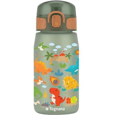 Tognana Meeny, borraccia dinosauri 420 ml, tritan, multicolor Tognana Meeny, borraccia dinosauri 420 ml, tritan, multicolor