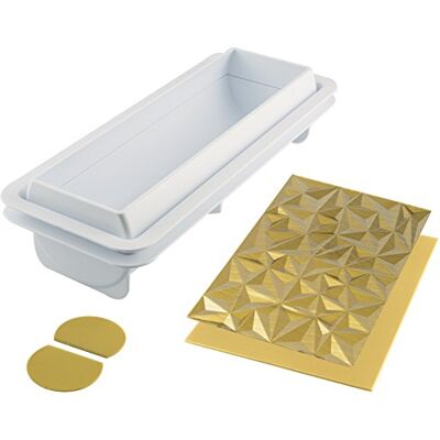 silikomart DIAMOND BUCHE set per semifreddi silikomart DIAMOND BUCHE set per semifreddi