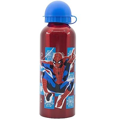 Stor Borraccia Originale Marvel Spiderman in alluminio per bambini da 530ML con beccuccio e tappo che garantiscono la massima sicurezza. Stor Borraccia Originale Marvel Spiderman in alluminio per bambini da 530ML con beccuccio e tappo che garantiscono la massima sicurezza.