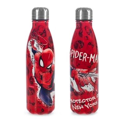 H&H Bottiglia Termica, per Bambini e Audlti, Borraccia in Acciaio Inox, Decoro Spiderman NY 0,5Lt, Isolamento Termico, Design Unico, Ideale per Sport e Tempo Libero, Idea regalo H&H Bottiglia Termica, per Bambini e Audlti, Borraccia in Acciaio Inox, Decoro Spiderman NY 0,5Lt, Isolamento Termico, Design Unico, Ideale per Sport e Tempo Libero, Idea regalo