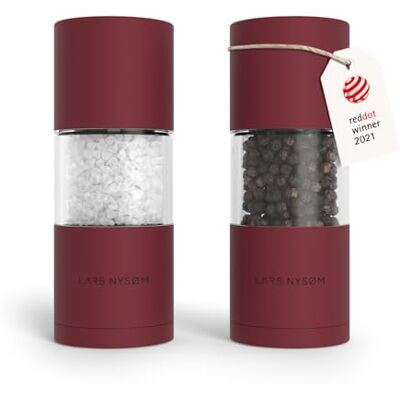 LARS NYSØM Macine Sale e Pepe Set Macinasale e Macinapepe Manuale Mill Set di Macine per Sale e Pepe in Acciaio Inossidabile Macinino in Ceramica Regolabile Designer Spice Mills Ricaricabile LARS NYSØM Macine Sale e Pepe Set Macinasale e Macinapepe Manuale Mill Set di Macine per Sale e Pepe in Acciaio Inossidabile Macinino in Ceramica Regolabile Designer Spice Mills Ricaricabile