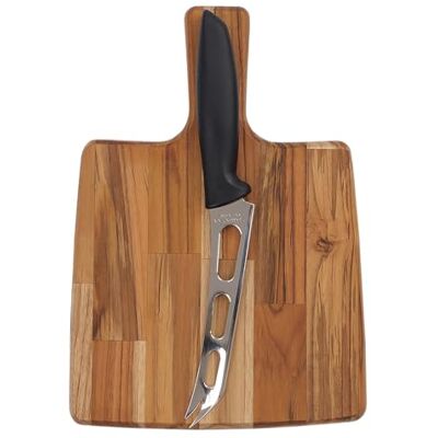 Tramontina Set Tagliere con Coltelli per Formaggi in Legno di Teak 2 Pezzi Tramontina Set Tagliere con Coltelli per Formaggi in Legno di Teak 2 Pezzi