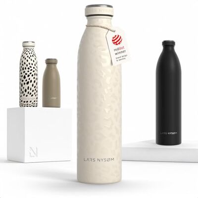 LARS NYSØM Borraccia Termica 750ml Borracce Termiche Bottiglia Isolata Borraccia Termica in Acciaio Inox 12h calda e 24h fredda Tenuta stagna Bottiglia d'Acqua per Sport LARS NYSØM Borraccia Termica 750ml Borracce Termiche Bottiglia Isolata Borraccia Termica in Acciaio Inox 12h calda e 24h fredda Tenuta stagna Bottiglia d'Acqua per Sport
