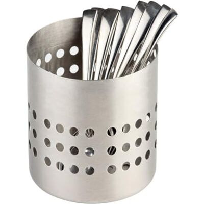 APS Posate supporto Ø 10cm, H: 10cm, Acciaio inossidabile, lucidato opaco APS Posate supporto Ø 10cm, H: 10cm, Acciaio inossidabile, lucidato opaco