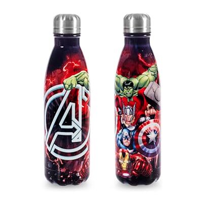 H&H Bottiglia Termica, Bambini e Adulti, Borraccia in Acciaio Inox, Decoro Avengers Redstorm 0,5Lt, Isolamento Termico, Design Unico, Ideale per Sport e Tempo Libero, Idea regalo H&H Bottiglia Termica, Bambini e Adulti, Borraccia in Acciaio Inox, Decoro Avengers Redstorm 0,5Lt, Isolamento Termico, Design Unico, Ideale per Sport e Tempo Libero, Idea regalo