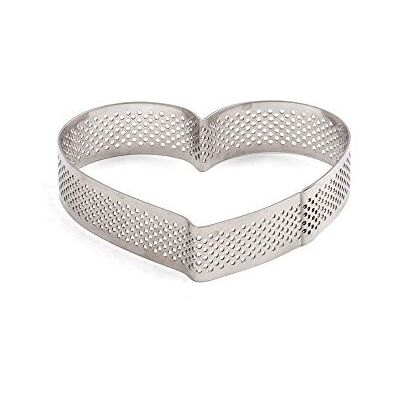 Stampo da forno microforato a forma di cuore - Acciaio inossidabile Decora Stampo da forno microforato a forma di cuore - Acciaio inossidabile Decora