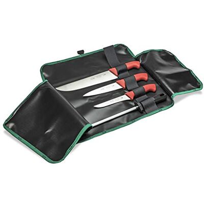 Set di 4 coltelli per carne Sanelli Skin - Sicuri, Ergonomici, Alta qualità Set di 4 coltelli per carne Sanelli Skin - Sicuri, Ergonomici, Alta qualità