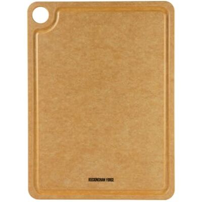 Rio Tagliere in Fibra di Legno con Scanalatura Naturale 37x27,5x0,6 cm, Resistente al calore, Lavabile in lavastoviglie, Tagliere in legno con raccoglitore di succhi igienico Rio Tagliere in Fibra di Legno con Scanalatura Naturale 37x27,5x0,6 cm, Resistente al calore, Lavabile in lavastoviglie, Tagliere in legno con raccoglitore di succhi igienico