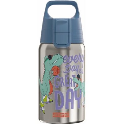 Sigg Borraccia Bambini in Acciaio Inox Shield One Perfetta per Bevande Gassate Ermetica Leggera Senza BPA 0,5 L Sigg Borraccia Bambini in Acciaio Inox Shield One Perfetta per Bevande Gassate Ermetica Leggera Senza BPA 0,5 L