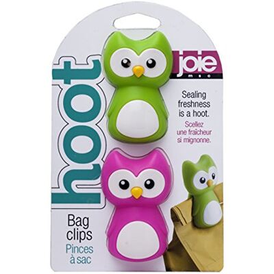 Joie Kitchen Gadgets Hoot Clip per sacchetti, assortiti, taglia unica, set di 2 pezzi Joie Kitchen Gadgets Hoot Clip per sacchetti, assortiti, taglia unica, set di 2 pezzi
