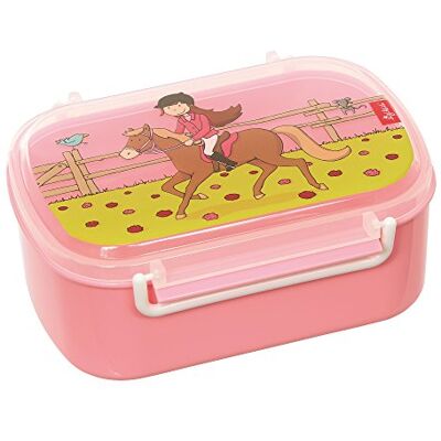 Sigikid 25006 Contenitore per il pranzo e la merenda Gina Galopp, senza BPA, per bambine, consigliato a partire dai 2 anni, colore: rosa Sigikid 25006 Contenitore per il pranzo e la merenda Gina Galopp, senza BPA, per bambine, consigliato a partire dai 2 anni, colore: rosa