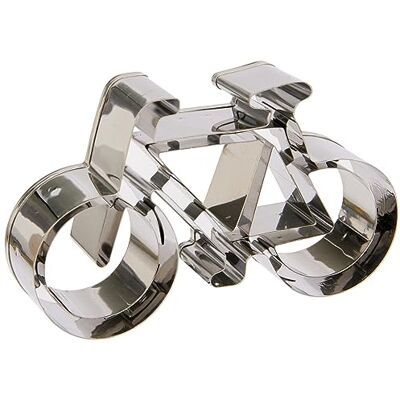 Stampo per biscotti a forma di bicicletta RBV Birkmann - Acciaio inossidabile, 11cm Stampo per biscotti a forma di bicicletta RBV Birkmann - Acciaio inossidabile, 11cm