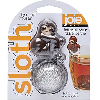 Joie Colino da tè con foglie sciolte e infusore a base di erbe, in acciaio inossidabile, grigio e marrone, taglia unica Joie Colino da tè con foglie sciolte e infusore a base di erbe, in acciaio inossidabile, grigio e marrone, taglia unica