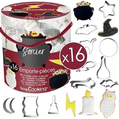 Set di stampi mago Scrapcooking - Attrezzi da forno Halloween Set di stampi mago Scrapcooking - Attrezzi da forno Halloween
