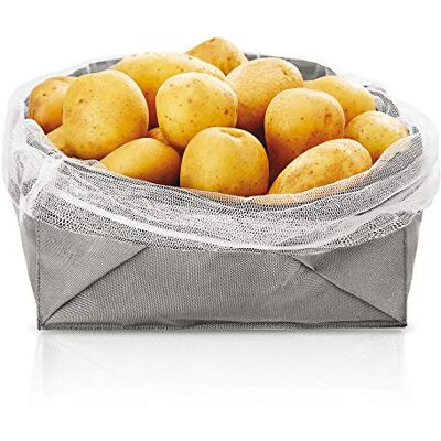 Metaltex Borsa Organizer per Cucina, Tessuto, Grigio 23x23cm Grigio Metaltex Borsa Organizer per Cucina, Tessuto, Grigio 23x23cm Grigio