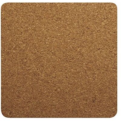 Rayher - Sottobicchiere quadrato in sughero 10 cm - 4 pezzi - Marrone - Sottobicchiere Rayher - Sottobicchiere quadrato in sughero 10 cm - 4 pezzi - Marrone - Sottobicchiere
