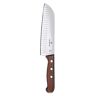 Victorinox Wood, coltello Santoku, acero modificato, lama intagliata, 17 cm, confezione regalo