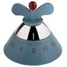 Alessi Kitchen Timer  Timer da Cucina di Design con Movimento Meccanico in Resina Termoplastica, Azzurro